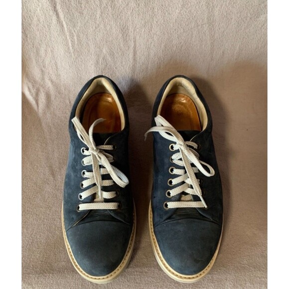 Samuel Hubbard‎ 6.5 Blue Suede Athletic Shoes W1300-016 Leather Lace Up Nubuck - Picture 4 of 14